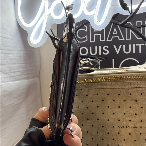 Kate Spade Black and Cream Dot Cosmetic Bag Duo - Picture 4 of 16